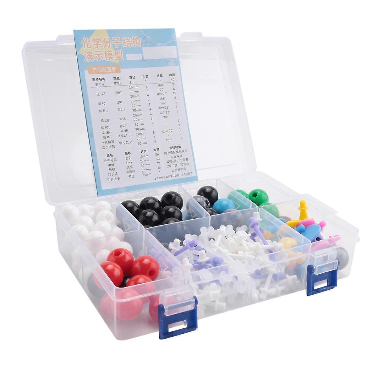 Molecular Model Kit, Organic Molecular Chemistry Set, Atom Element Model Kit for Lessons , Structures Building Kit