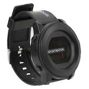DTCY Men Watch Stopwatch Alarm Calendar Week Display Waterproof Luminous Digital Sports Watch with Iron Box Black