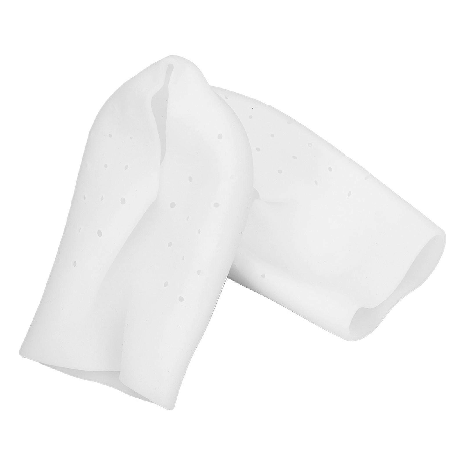 Silicone Heel Pad White Invisibility Flexible Enough Increase Height Keep Comfortable Cool Silicone Heel Cups