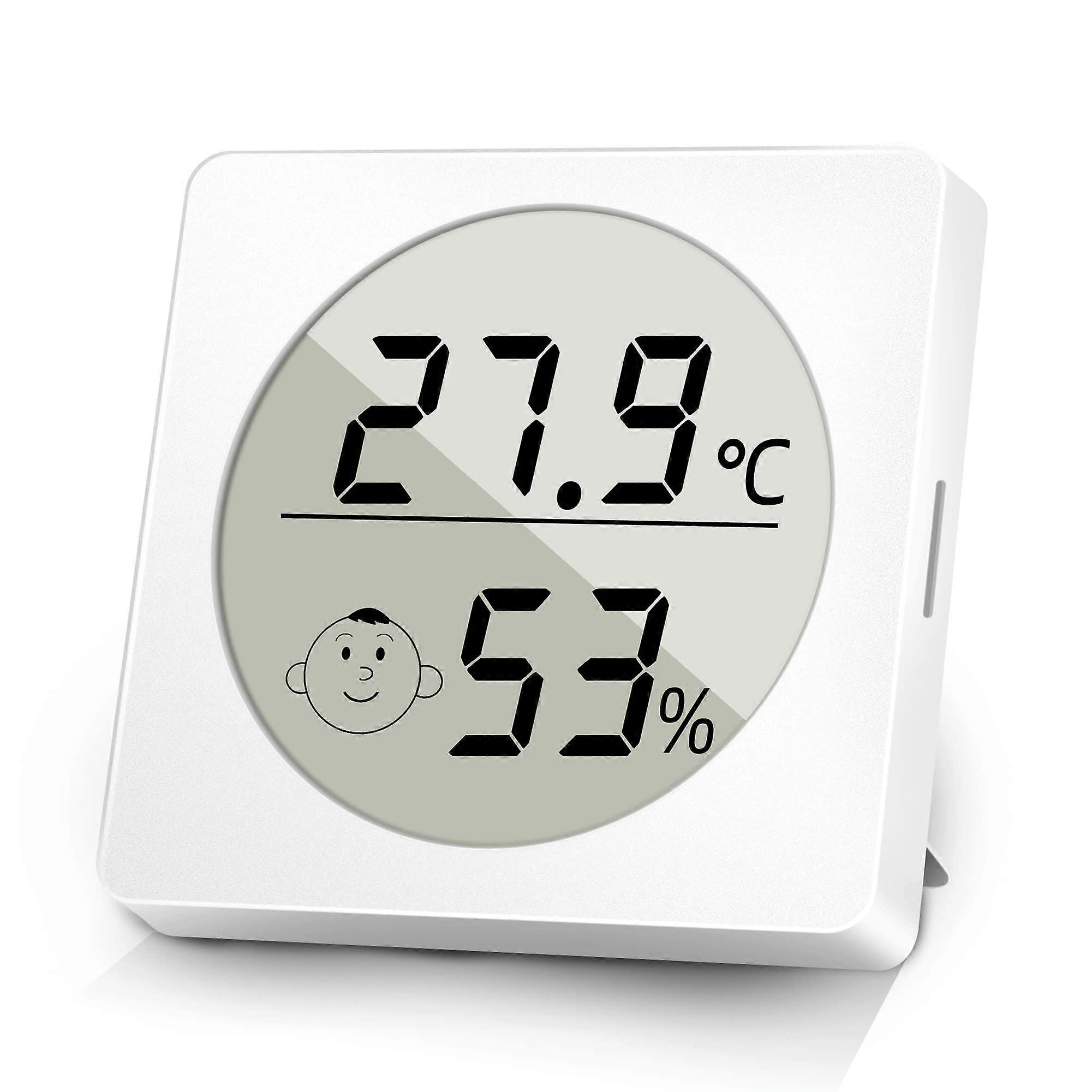 Digital Hygrometer Thermometer Mini Indoor Humidity Monitor for Home Office with Digital Display and Accurate Readings