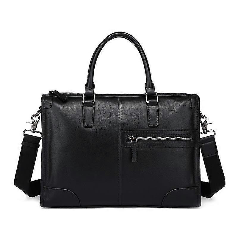Men's Bag Genuine Leather Men's Horizontal Computer Topper Cowhide Business Briefcase