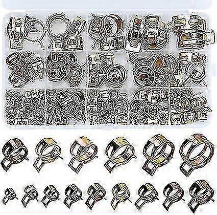 115 قطعة 6-22 مم مشابك خرطوم ، مشابك الربيع ، مشابك خرطوم الربيع ، مقاطع خرطوم الربيع ، مشابك خرطوم الربيع لأنابيب المياه ، خط الوقود