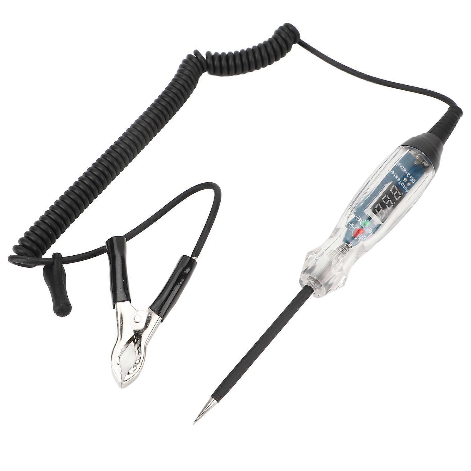 DC Digital LED Circuit Tester for Car - 3-60V Auto Electric Voltage Tester Pen