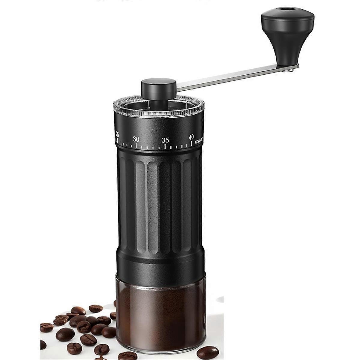 Mini Manual Coffee Grinder with 40 Adjustable Settings,Hand Coffee Bean Mill with 30g Capacity,for