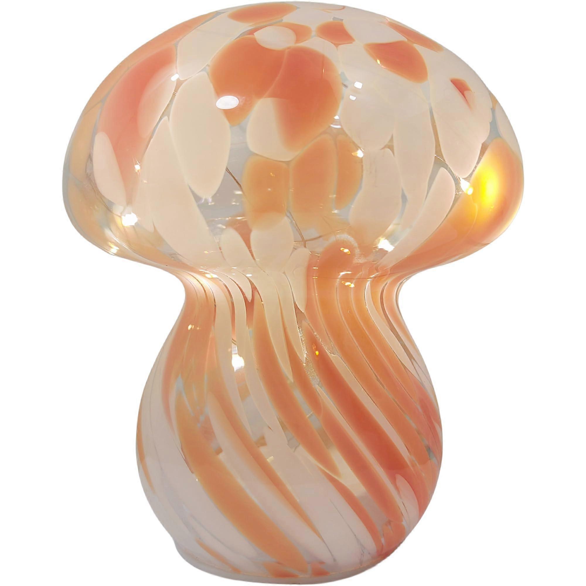 Cute Glass Table Lamp for Bedroom and Living Room, Modern Style, Adjustable Brightness, Energy-Efficient Design