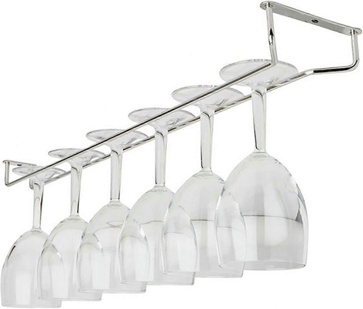 Heytea Wine Glass Kitchen Under Fixing Wall Rack Holders Hanger Cup Holder(21")