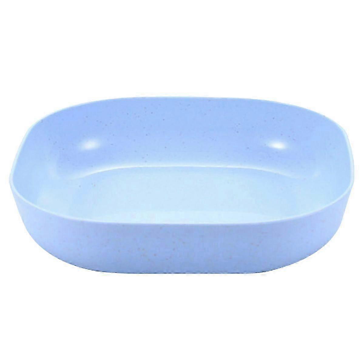 Square Plastic Tray for Camping, Pasta, or Fruit Serving, Suitable for Kids