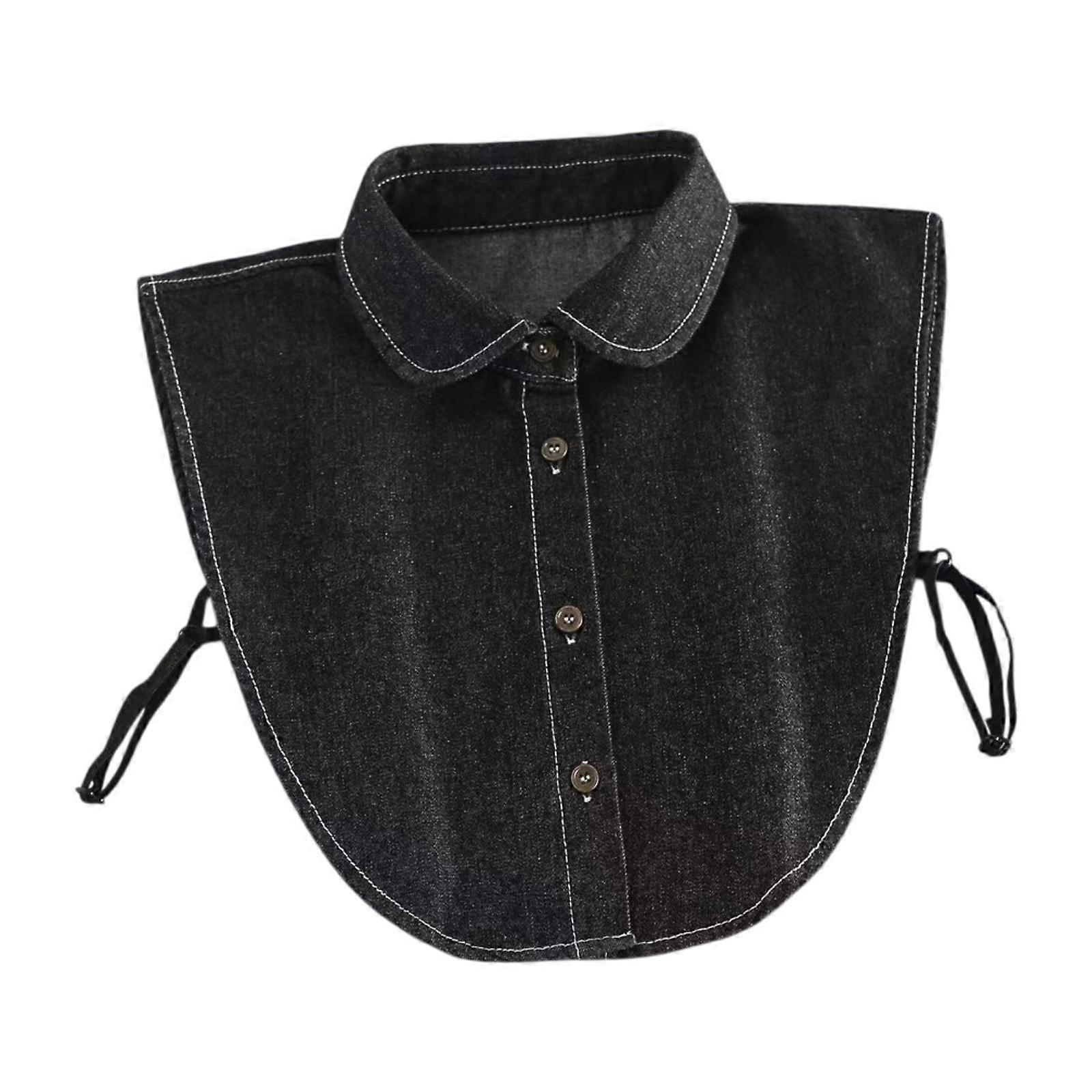Cuello falso ajustable, ropa decorativa, elegante, para mujer