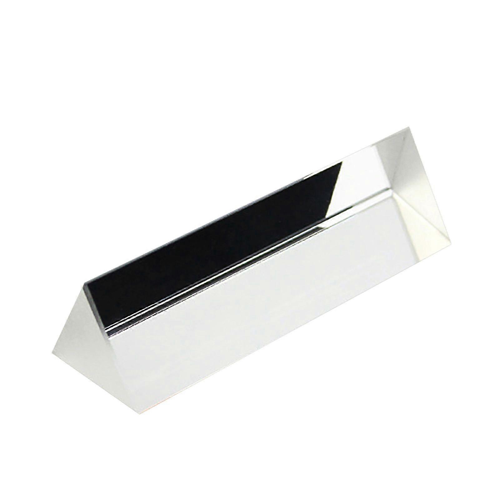 30mm Equilateral Prism Optical Glass Triangular Prism Triple Prism for Rainbow DIY Photography Teaching Props