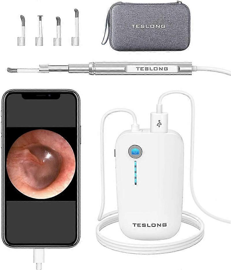 Video Ear Scope With Ear Wax Removal Tools, Ear Endoscope Cleaner