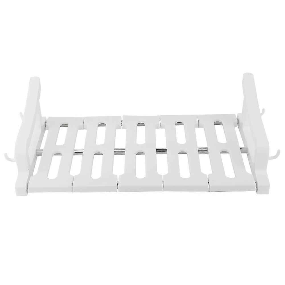 Wall Mounted Kitchen Storage Rack Bathroom Shower Shelf Rack No Drilling