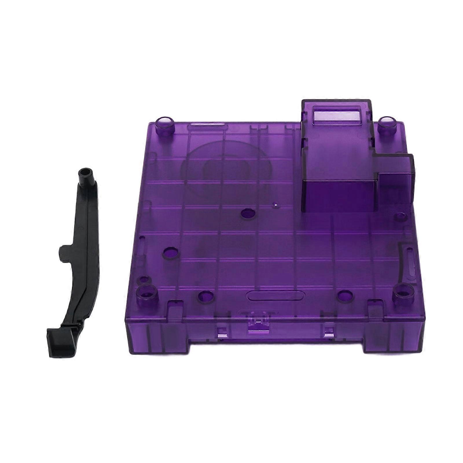 Replacement Base Shell Housing Translucent Base Case Base Shell for Game Player Gaming Accessories Gamepad Shell  Transparent purple