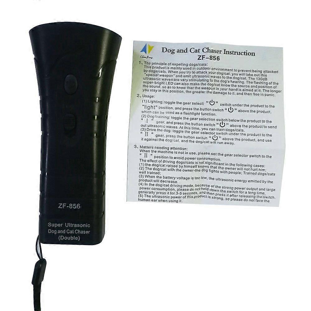 Anti Barking Control Device Bark Training Tool Ultrasonic Sound with LED Lights and Strap - Safe for All Dogs of All Breeds & Ages