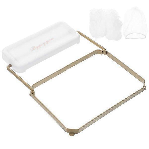 Sink Food Strainer Rack with 100 Replaceable Filter Nets - Prevents Clogs and Ensures Smooth Drainage