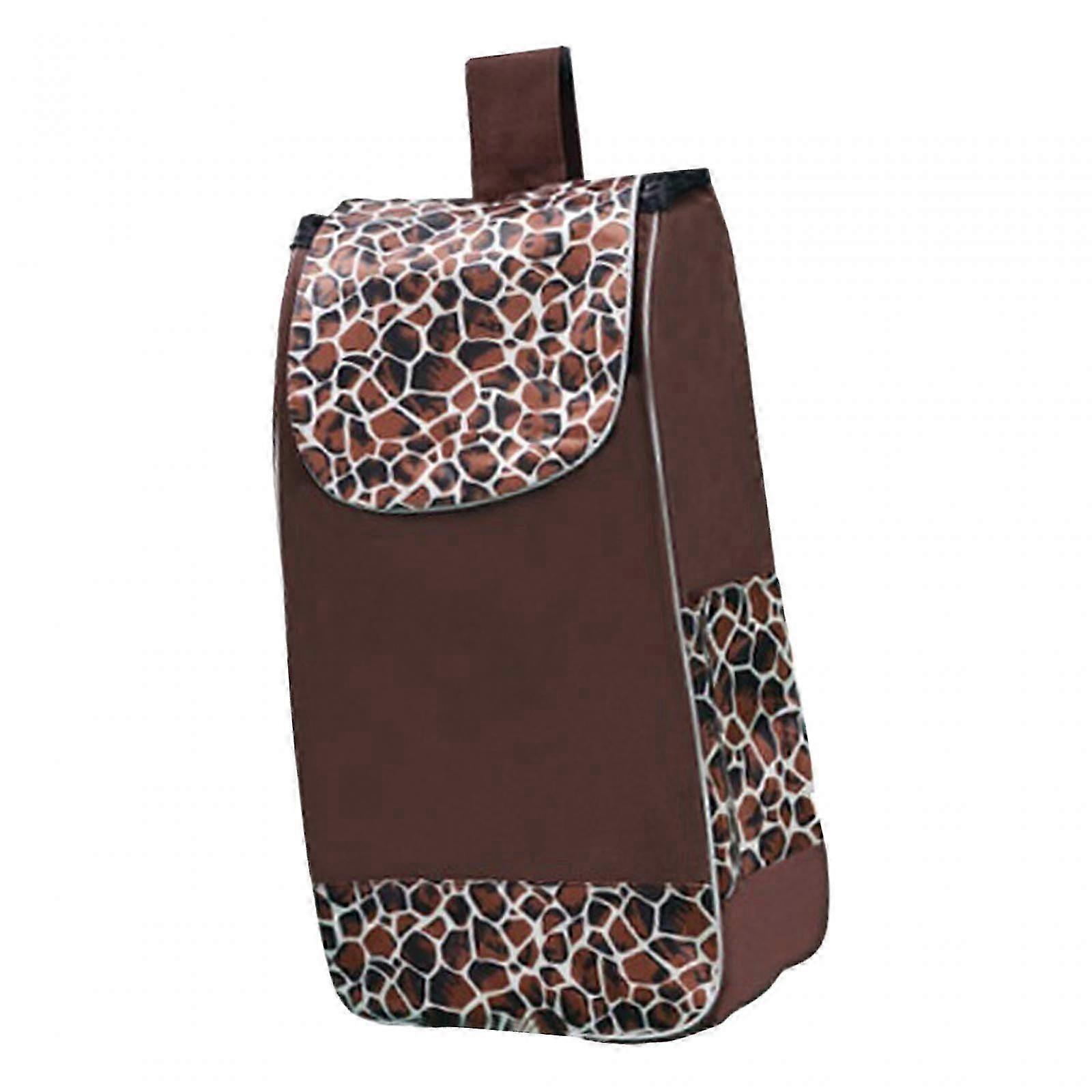 Capacidad de la bolsa de repuesto del carrito Oxford Paño impermeable para carro utilitario portátil Con bolsillos laterales y bolsa de bolsillo con trolley estilo H engrosado