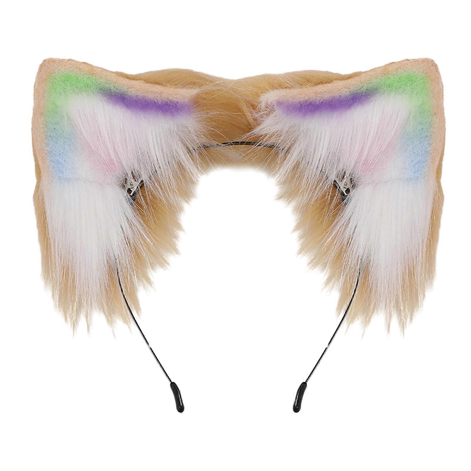 Cosplay Cat Ear Headband Woman Students Carnivals Anime Character Hairband Cat Ears Headbands Plush Christmas Hair Hoop
