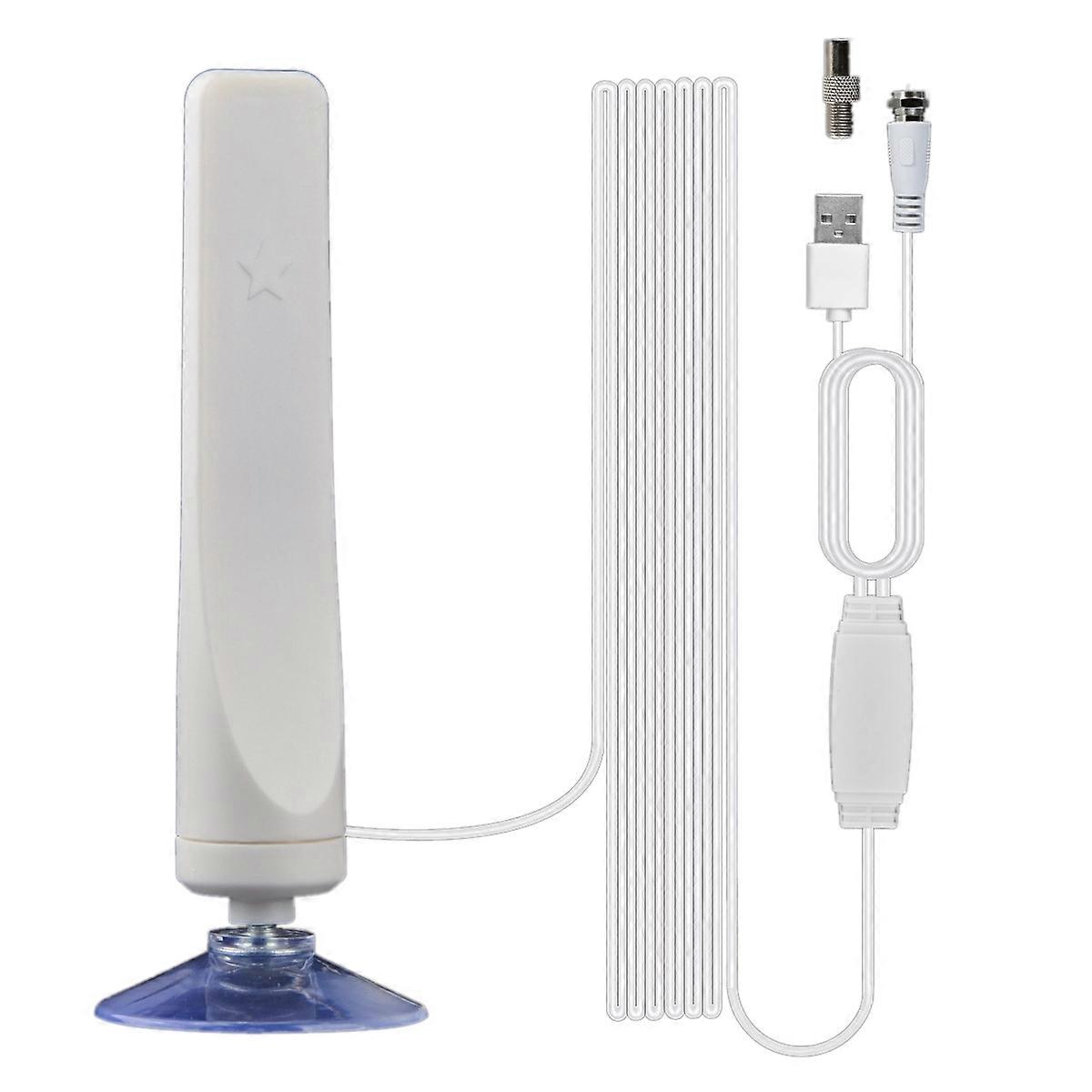 Indoor Digital HDTV Antenna TV 50 Miles Range Radius Amplifier DVB-T2