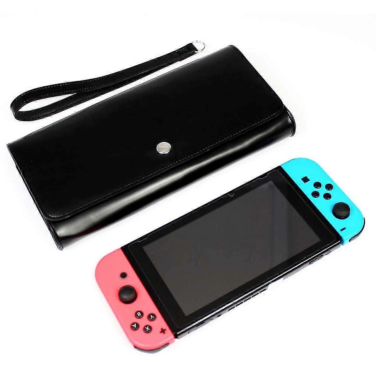 Portable PU Leather Case Protective Storage Bag Pouch for Nintendo Switch