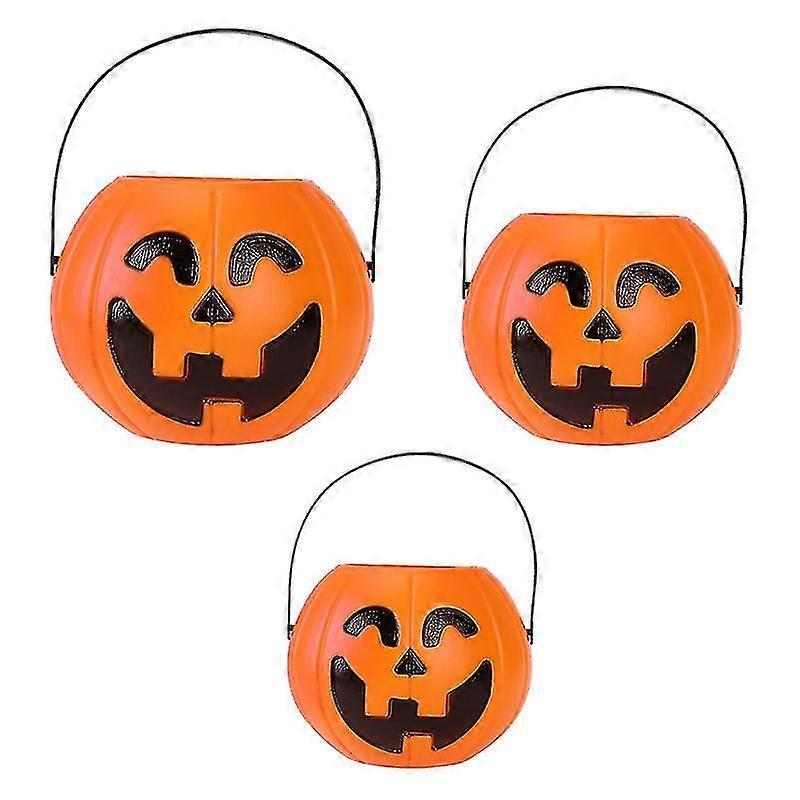 3pcs Halloween Bucket Decor
