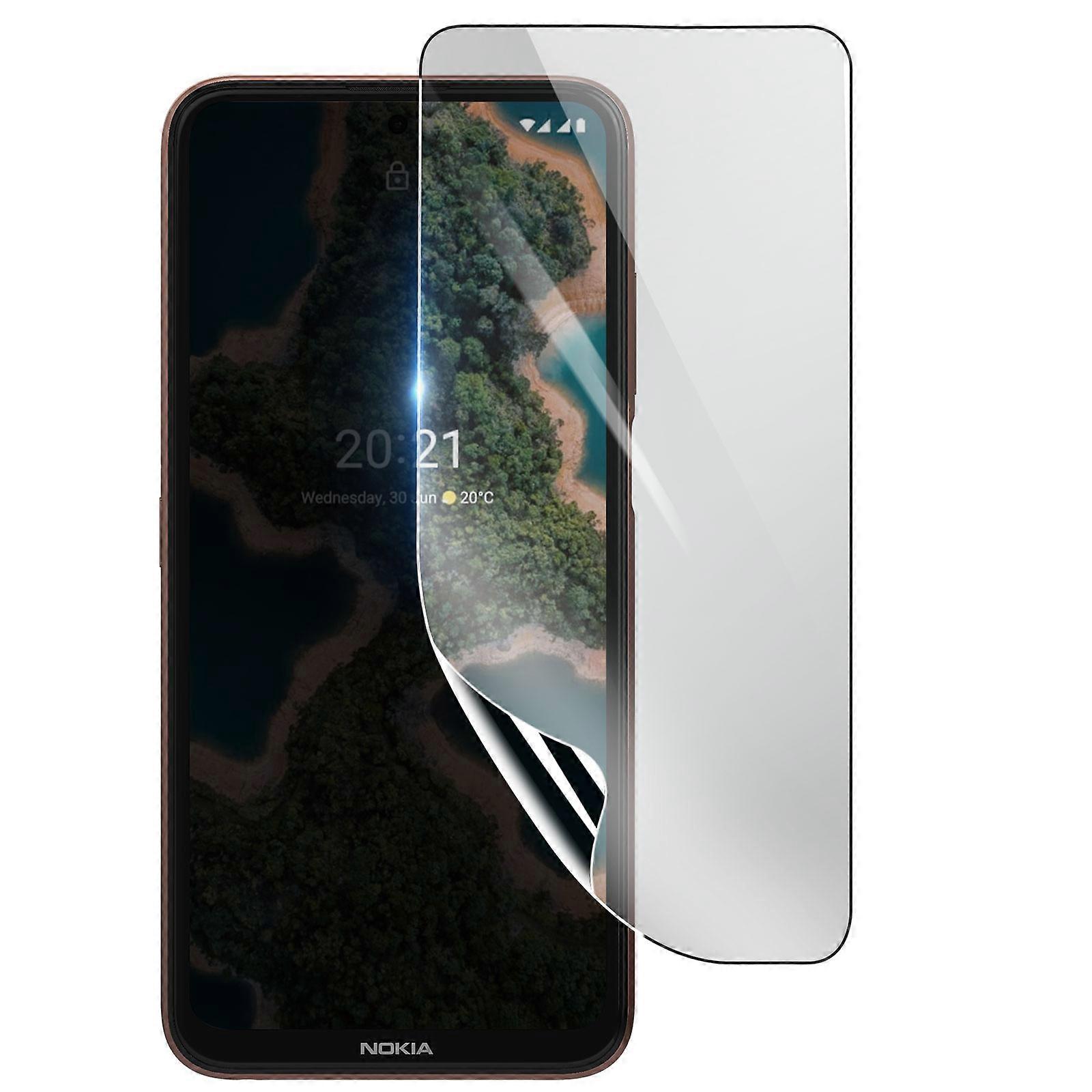 Shockproof Hydrogel Screen Protector for Nokia X20, Transparent