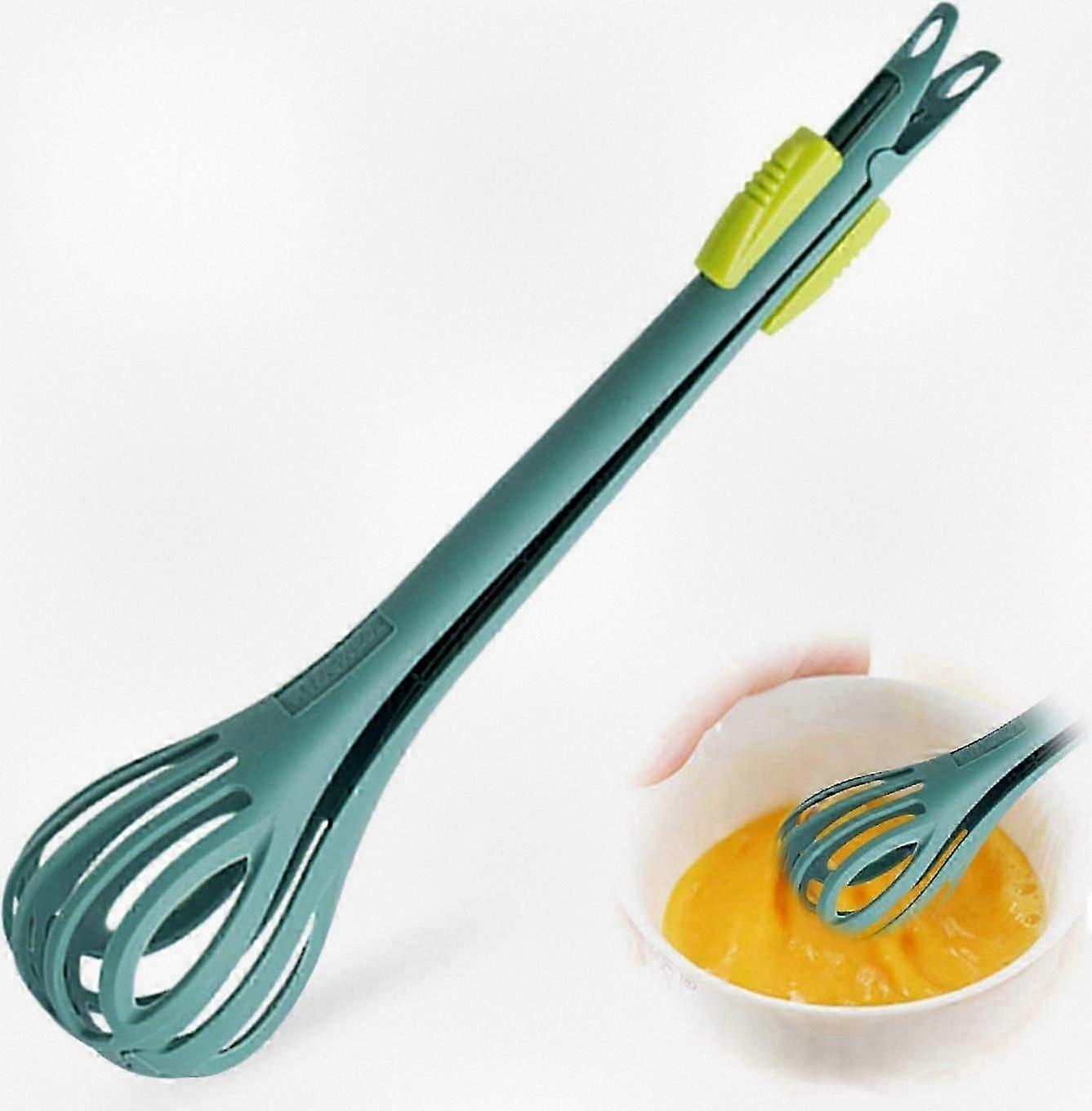 Multi-Functional Nylon Hand Whisk for Coffee and Hot Chocolate, Soft Grip Kitchen Tool
