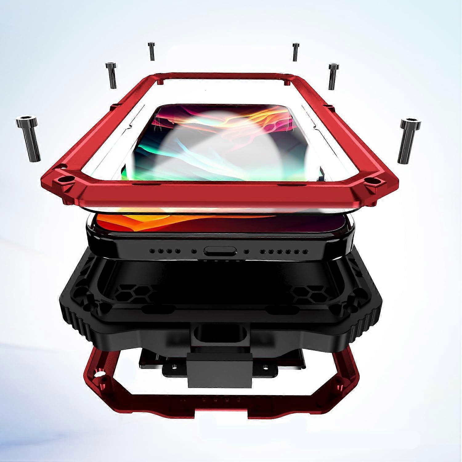 for iPhone 15 Pro Case Protection with Built in Lens Screen Protector