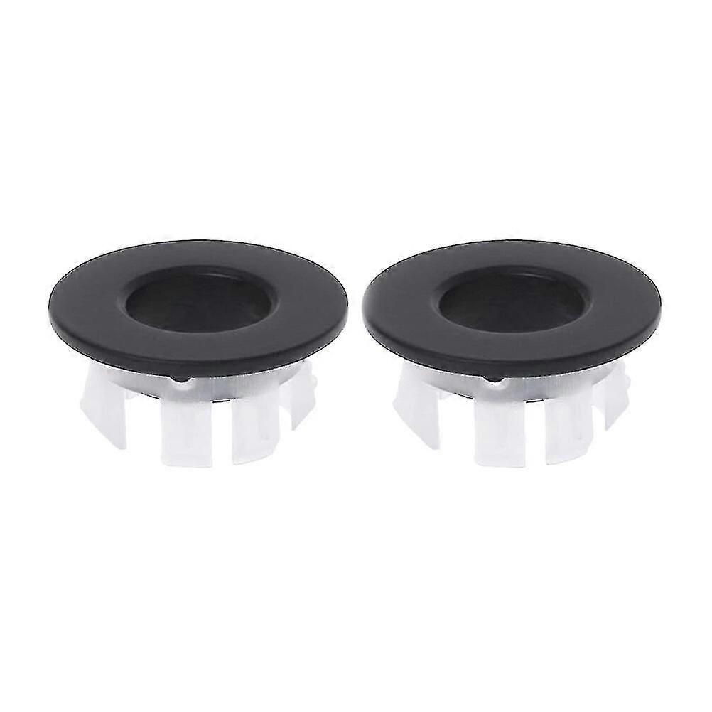 2pcs Sink Hole Overflow Cover Basin Sink Overflow Cover Bathroom Basin Insert