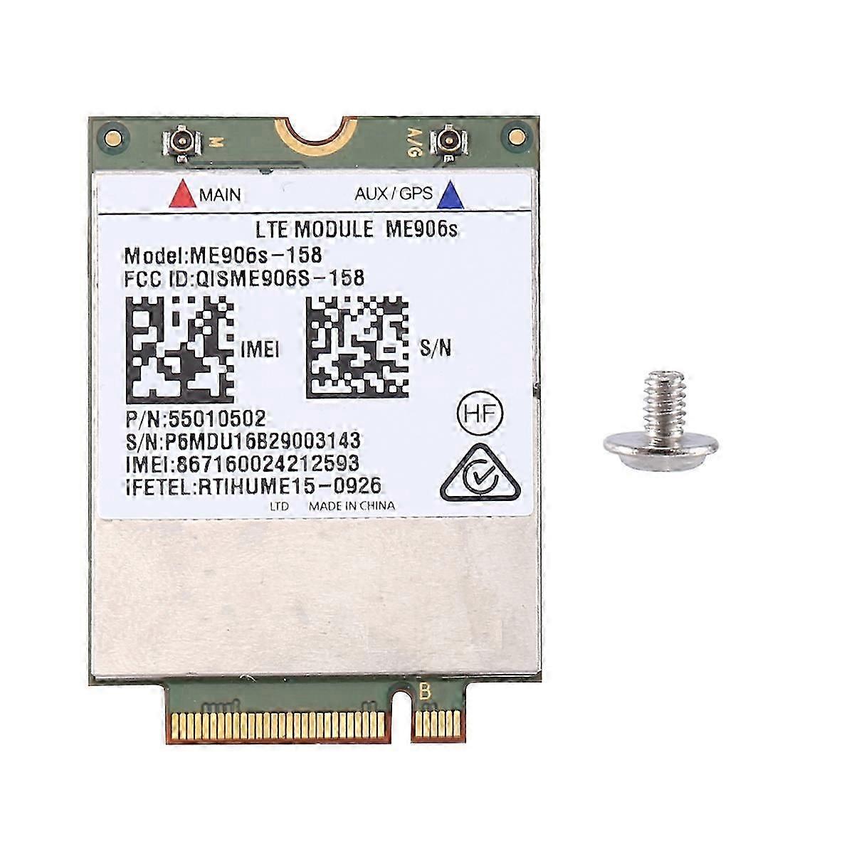 Débloquer ME906S-158 Carte haut débit mobile 4G LTE / HPSA+Module WWAN haut débit mobile B1, B2, B3, B5 Un