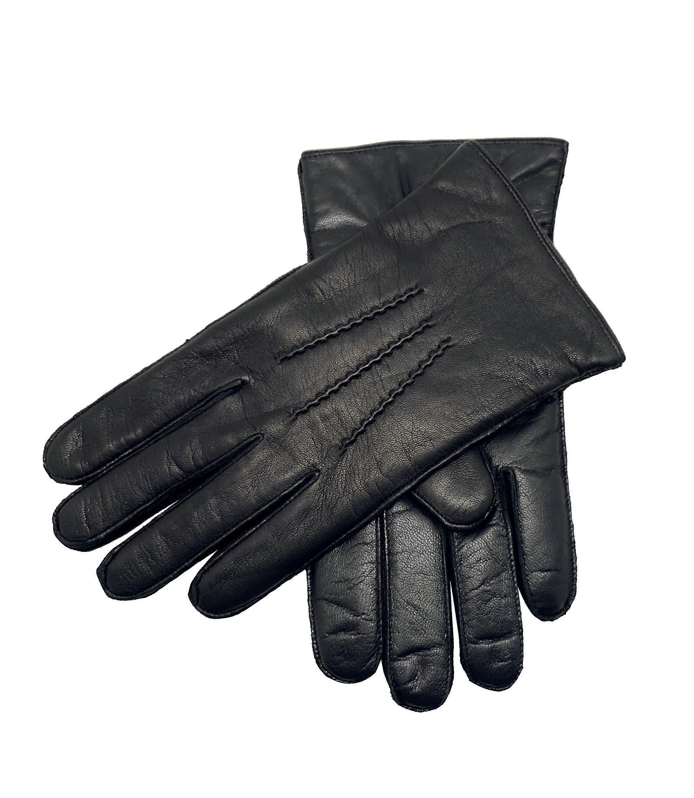 Winter Men's Touch Screen Lambskin Leather Gloves Warm Insulated Size Range Available Touch Screen Compatible