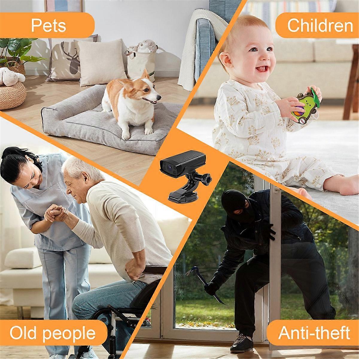 HD Wireless Camera Indoor/Outdoor Night Vision, No Drilling