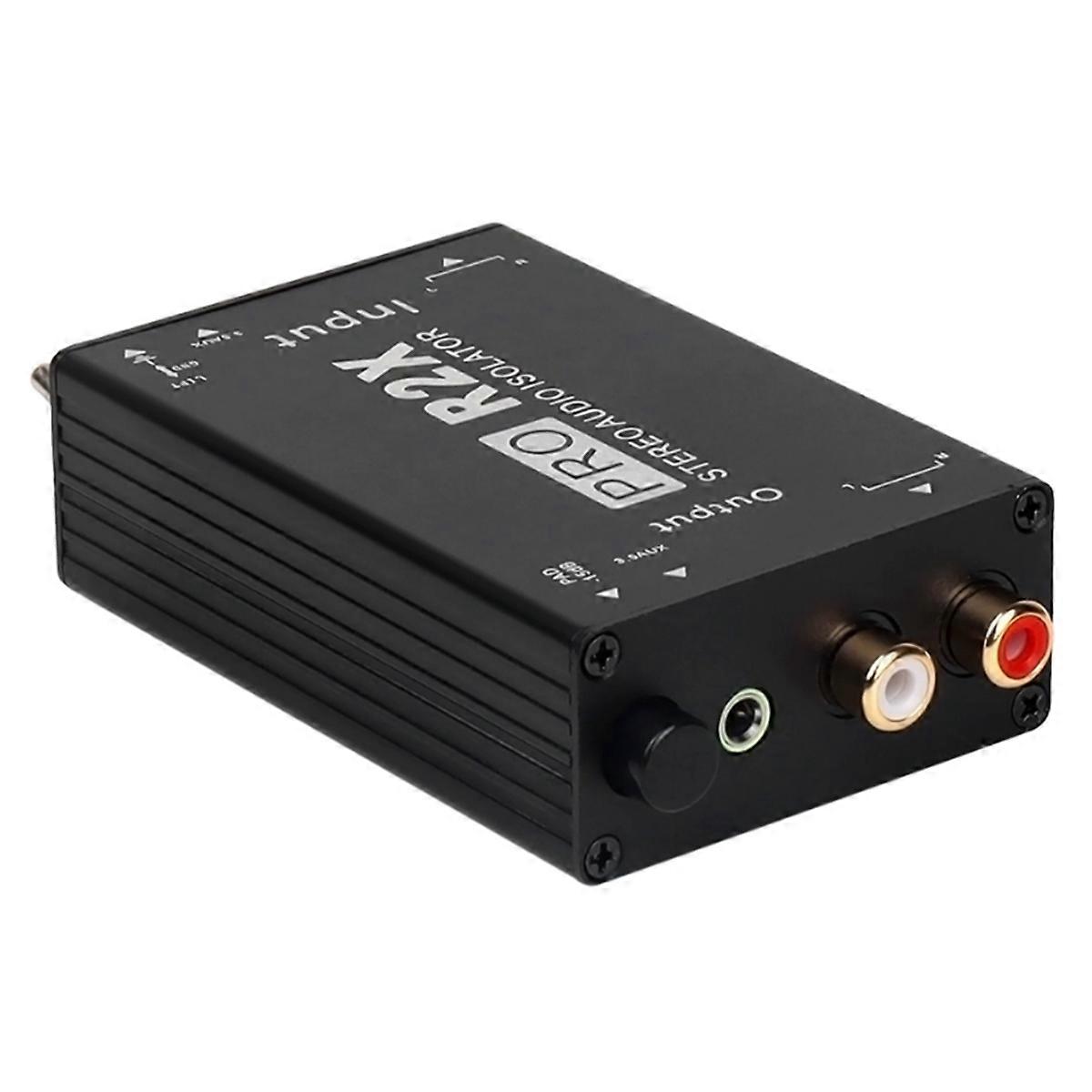 New 3.5MM+RCA Audio Isolator Audio Current Acoustic Isolator