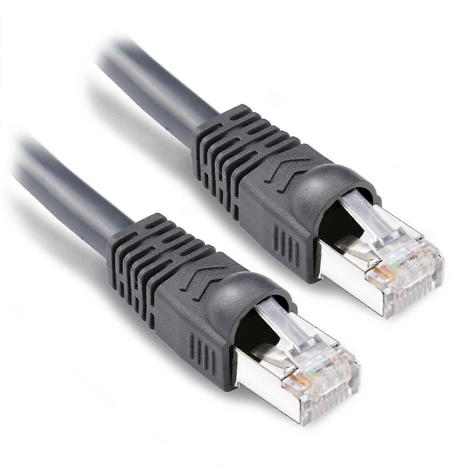 Shielded Grounded UV Resistant Ethernet Cable for Outdoor Network 50ft
