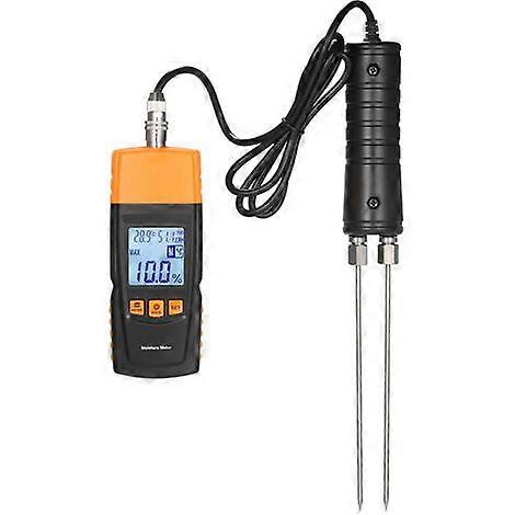 KKmoon Wood Moisture Detector can measure the temperature and humidity of wood moisture in the environment. Model GM620 separate extended probe shippe