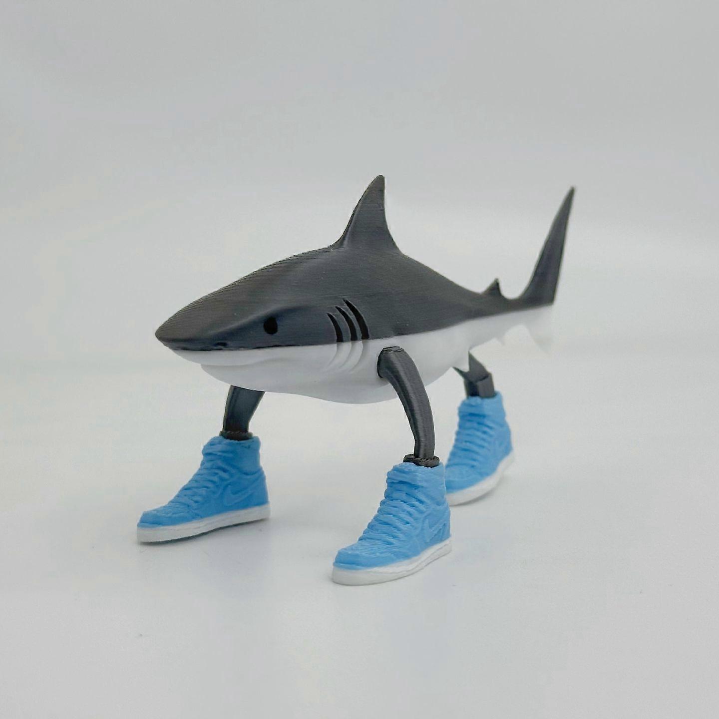 Brainrot AI 3D Printing Tralalero Tralala Action Toy Figures