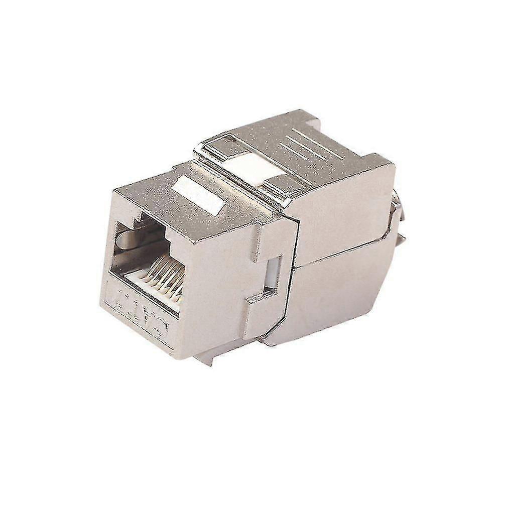 Network Rj45 Cat6 Cat7 Keystone Jack Module 360 Degree Full Shielded Rj45 Socket To Lsa Tool-free Termination