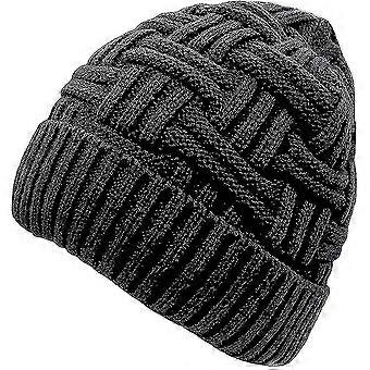 Herren Hüte Slouch Mütze Hat Gestrickte Baggy Skull Cap Schwarze Mützen Hüte für Herren