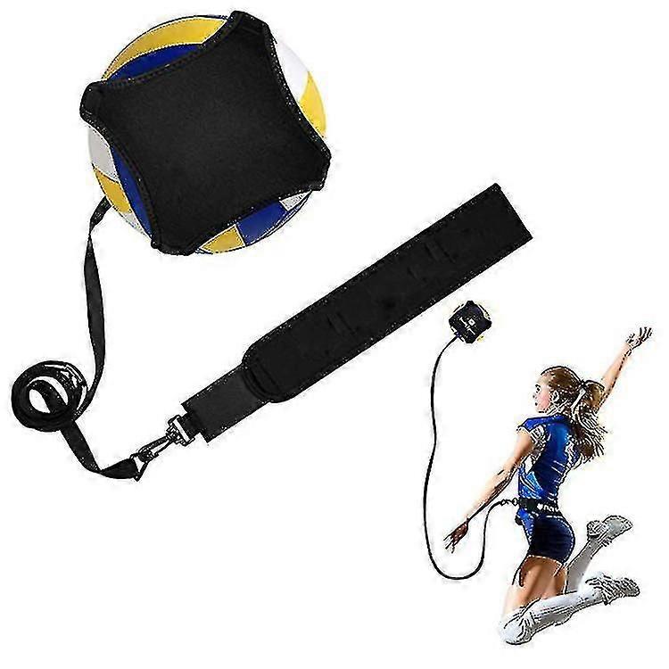 Volleyball Training Equipment Ball Rebounder Brackets With Adjustable Cords And Belt For Serve, Dop, Secure, Hit And Solo Practice