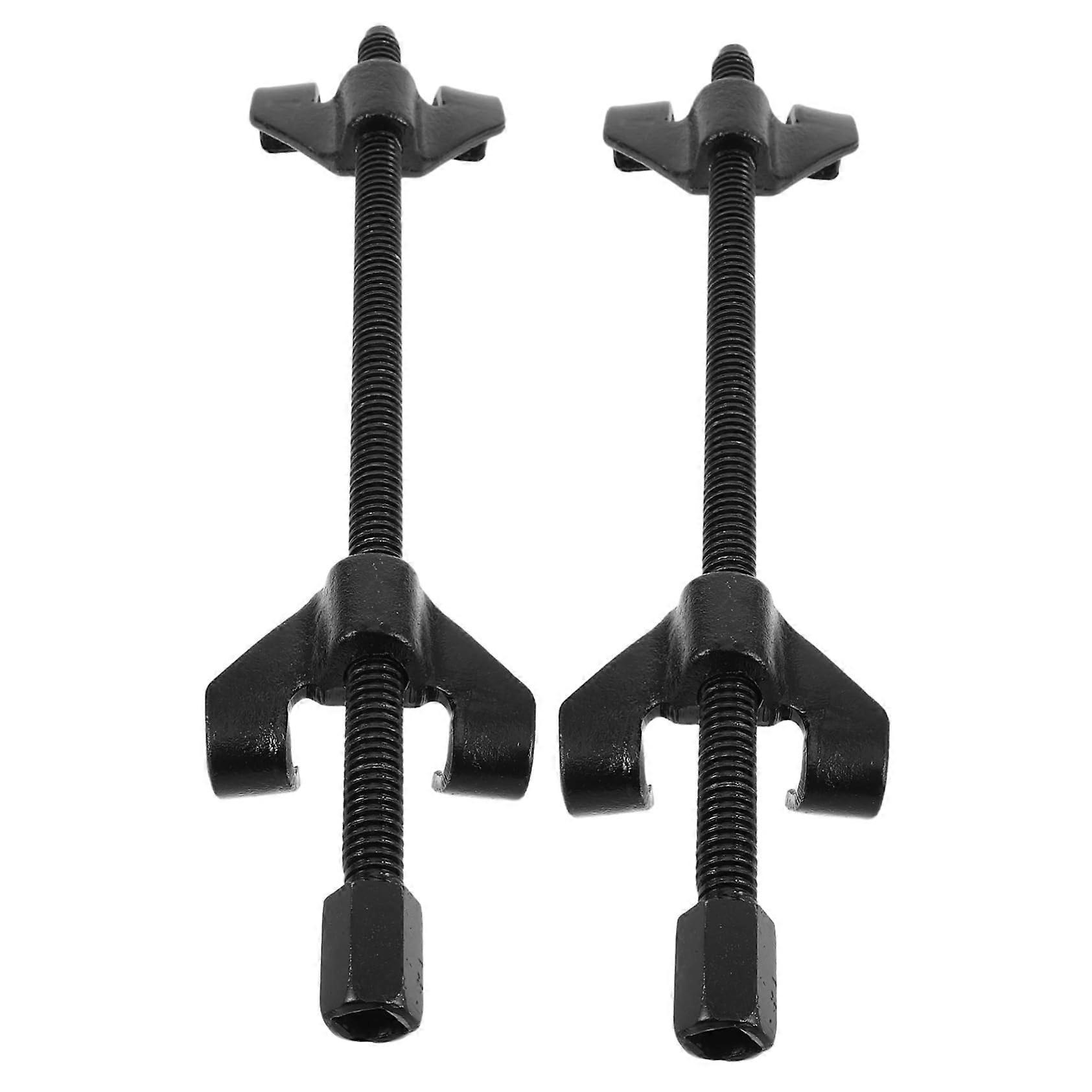 Automotive Shock Absorber Tool 2pcs Ergonomic Coil Spring Remover Strut Compressor with Comfortable Grip for Vehicle Maintenance