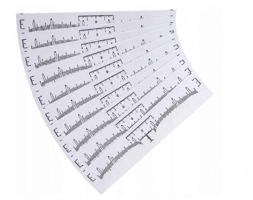 Measure Eyebrow Ruler Self-adhesive 100pcs.
