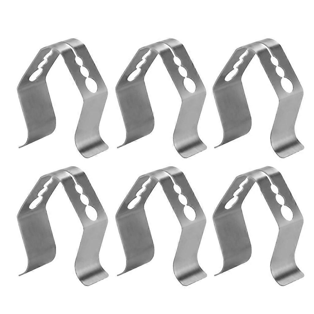 Miracle Shining 6x Barbeque Thermometer Probe Clip Holder Anti Rust Scald