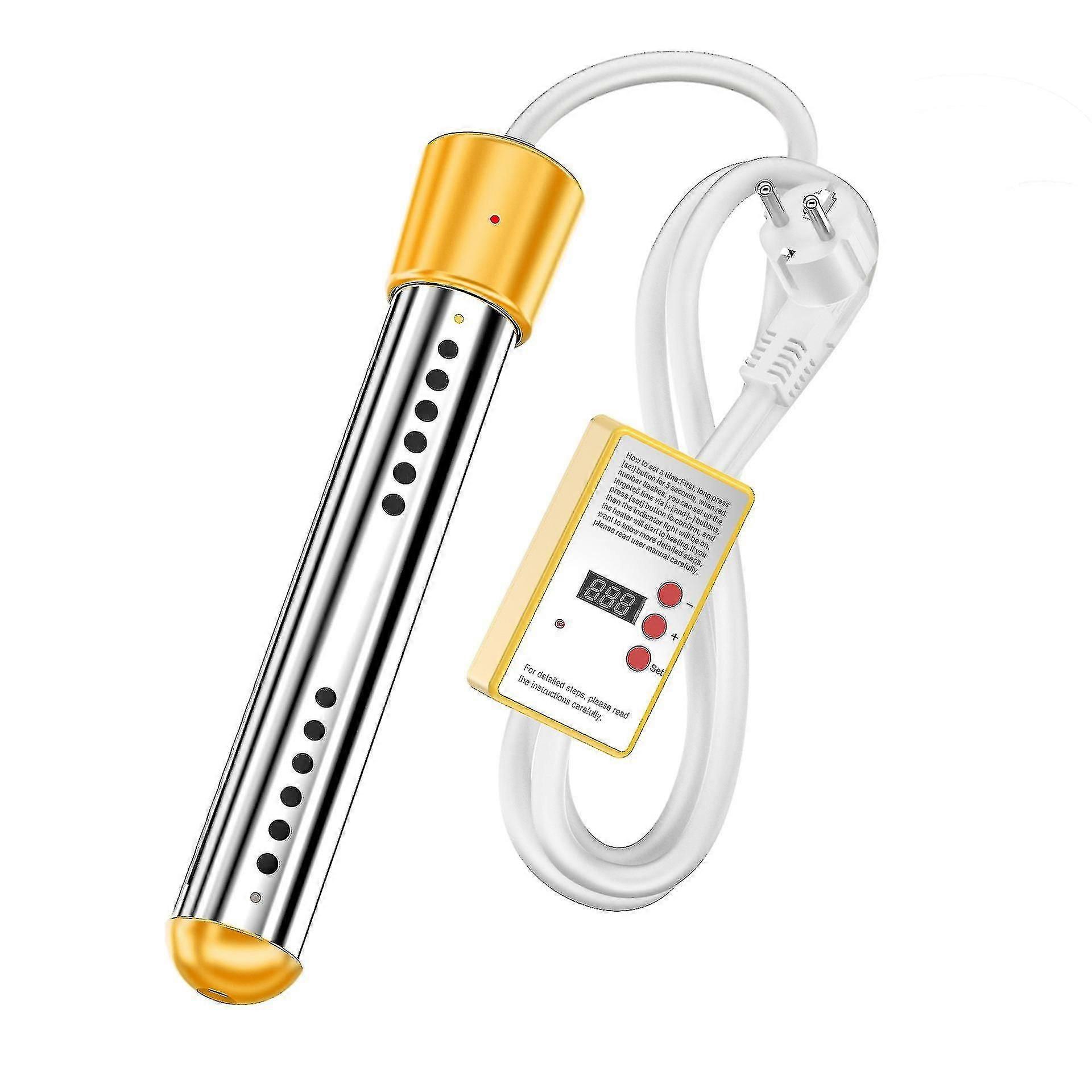 Electric Submersible Water Heater 3000w Swimming Pool Rapid Heating Heating Rod Intelligent Timing