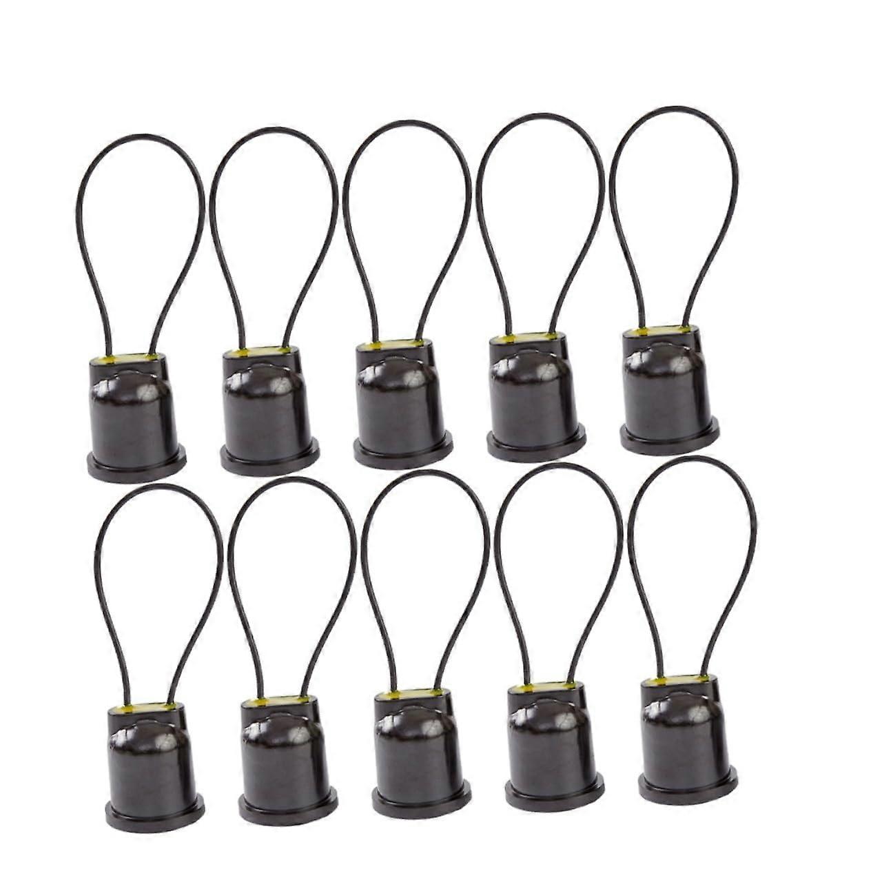 10Pcs Screw Lamp Holder Light Base Sealed Bulb Adapter for Ceiling Lamps and Chandeliers and Safe Electrical Connection
