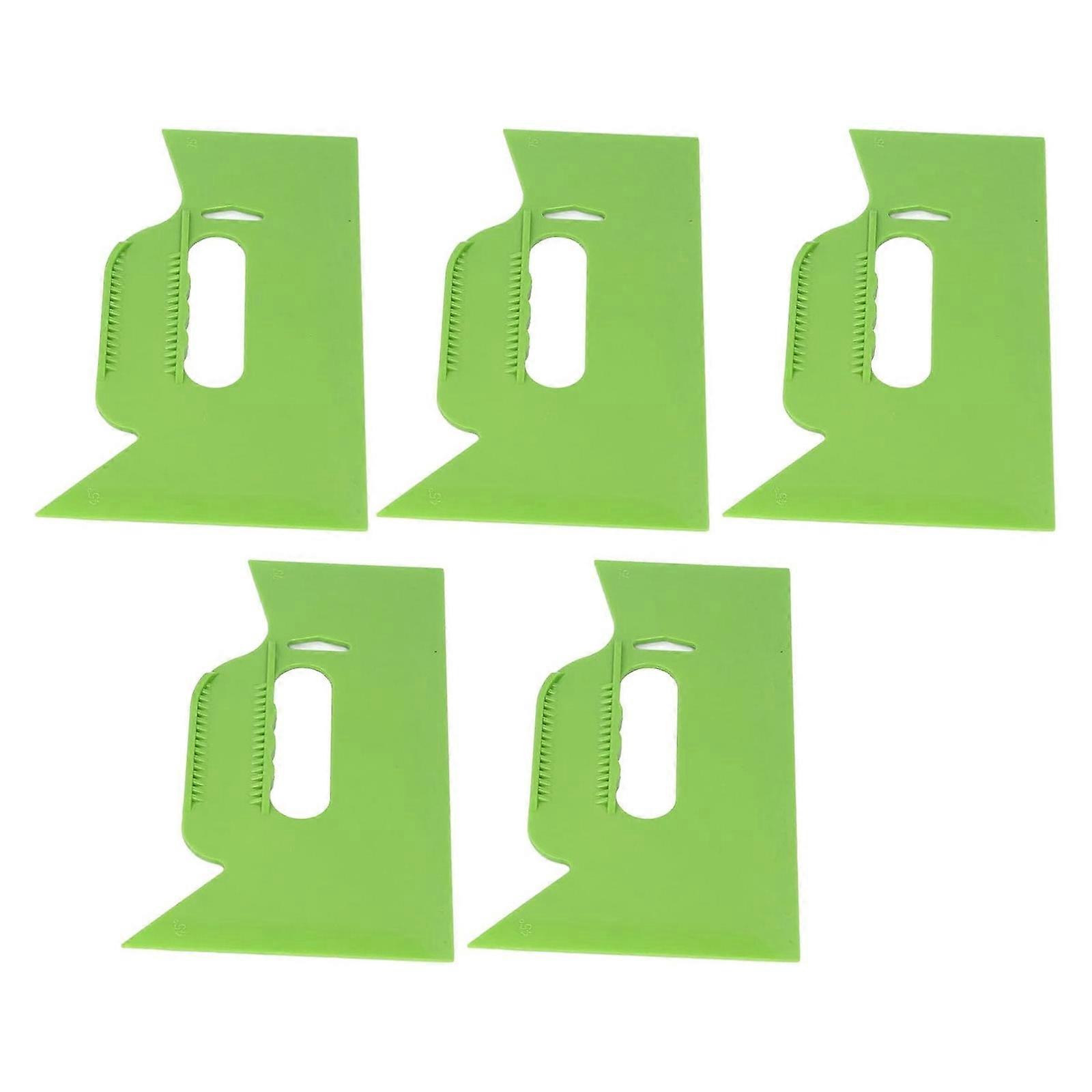5Pcs Putty Scraper Flexible Plastic Paint Scraper Tool for Spackling Wallpaper Scraper Plastic Spatula Scraper Spackle