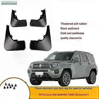 Adatto Parafanghi Paraspruzzi Paraspruzzi Copertura Protezione Parafango Auto FIT Adatto per Great Wall GWM WEY TANK 700 E Hi4-T 2024 Accessori Auto