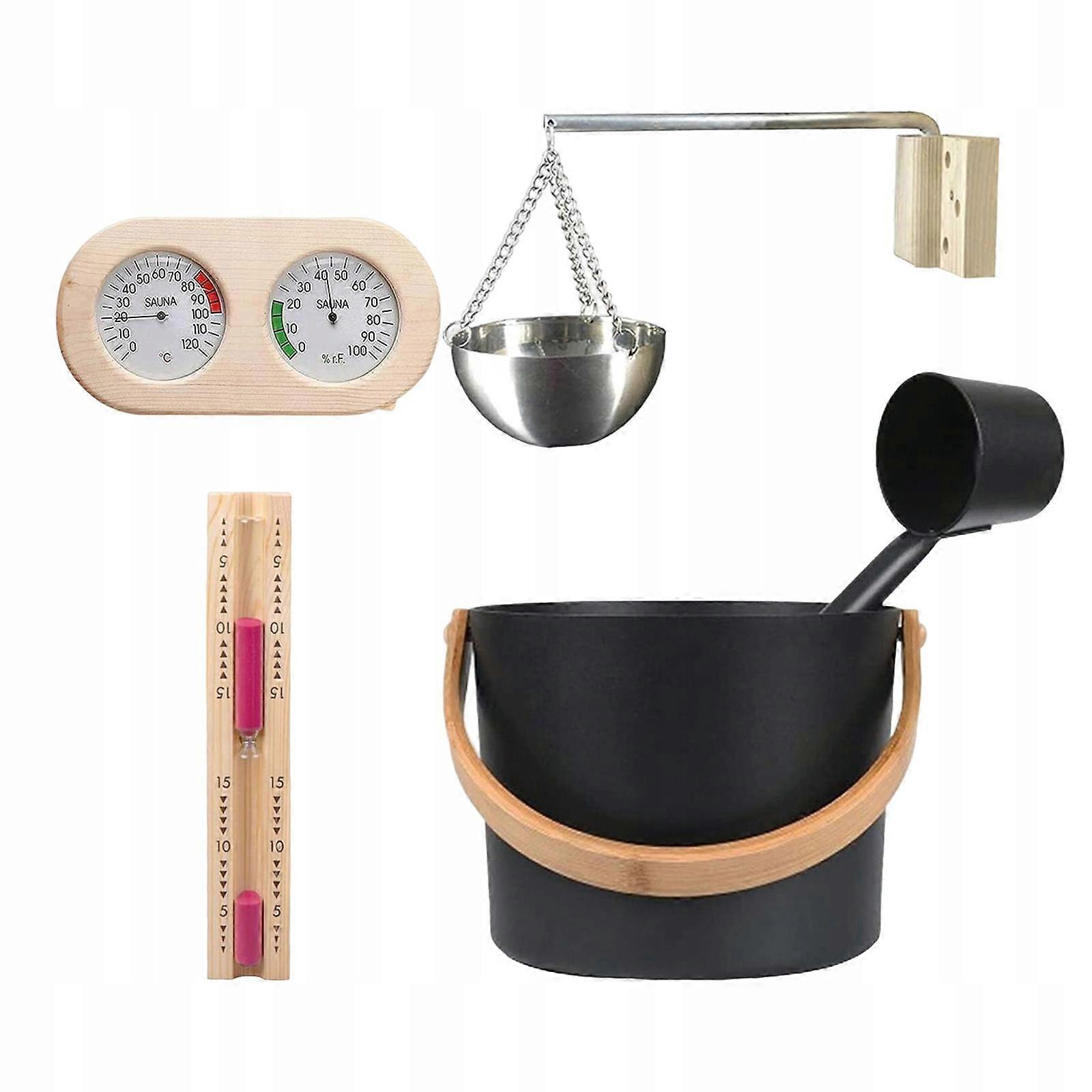 Set Sauna a vapore Set secchio a clessidra con