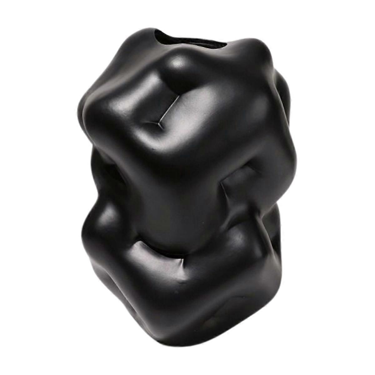 Modern Simple Resin Vase Encircling Art Flower Vase Vase Soft Decoration