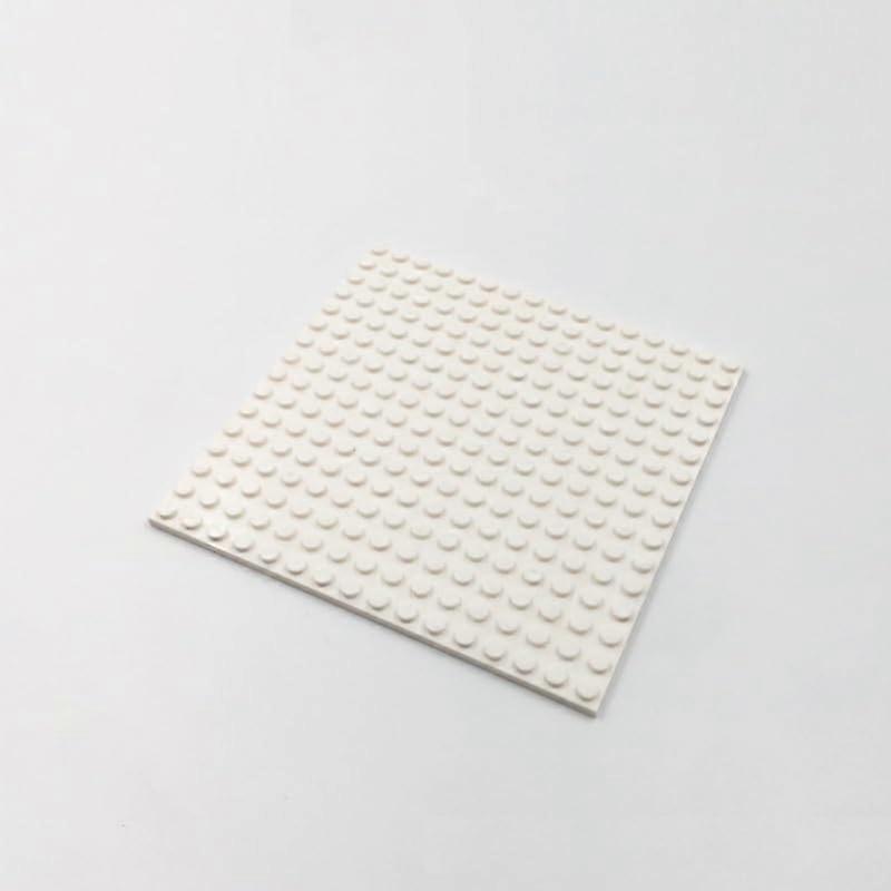 أطباق بيضاء كلاسيكية 16 × 16 ، طقم 10 قطع ، متوافق مع قطع غيار الليغو: أبيض