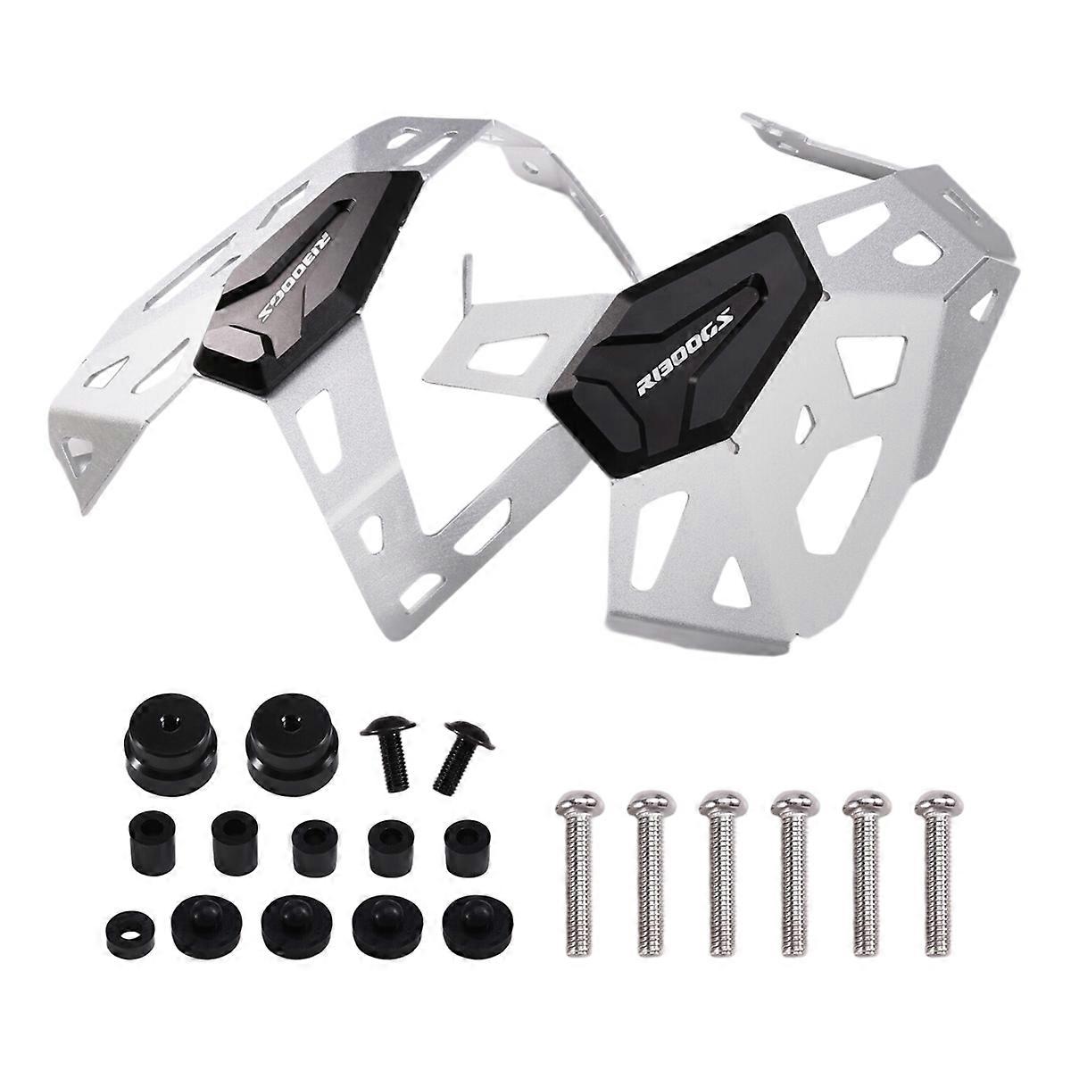 For BMW R1300GS 2023-24 Engine Guard Silver+Black