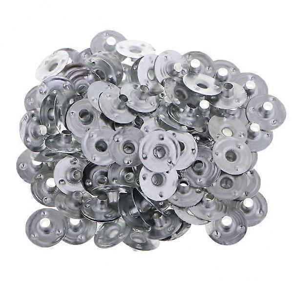 2x100 pièces en métal bougie mèche soutiens languettes base pour la fabrication de bougies 12,5 ×2,5 mm