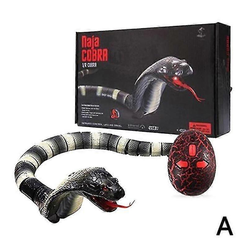Infrared Rc Remote Control Snake Realistic Prank Fun Usb Toy L0z1 X3h5